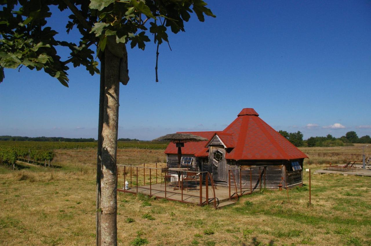 Village Privatise De Cabanes Insolites D'Ananda Ma Saint-Aubin-de-Lanquais エクステリア 写真
