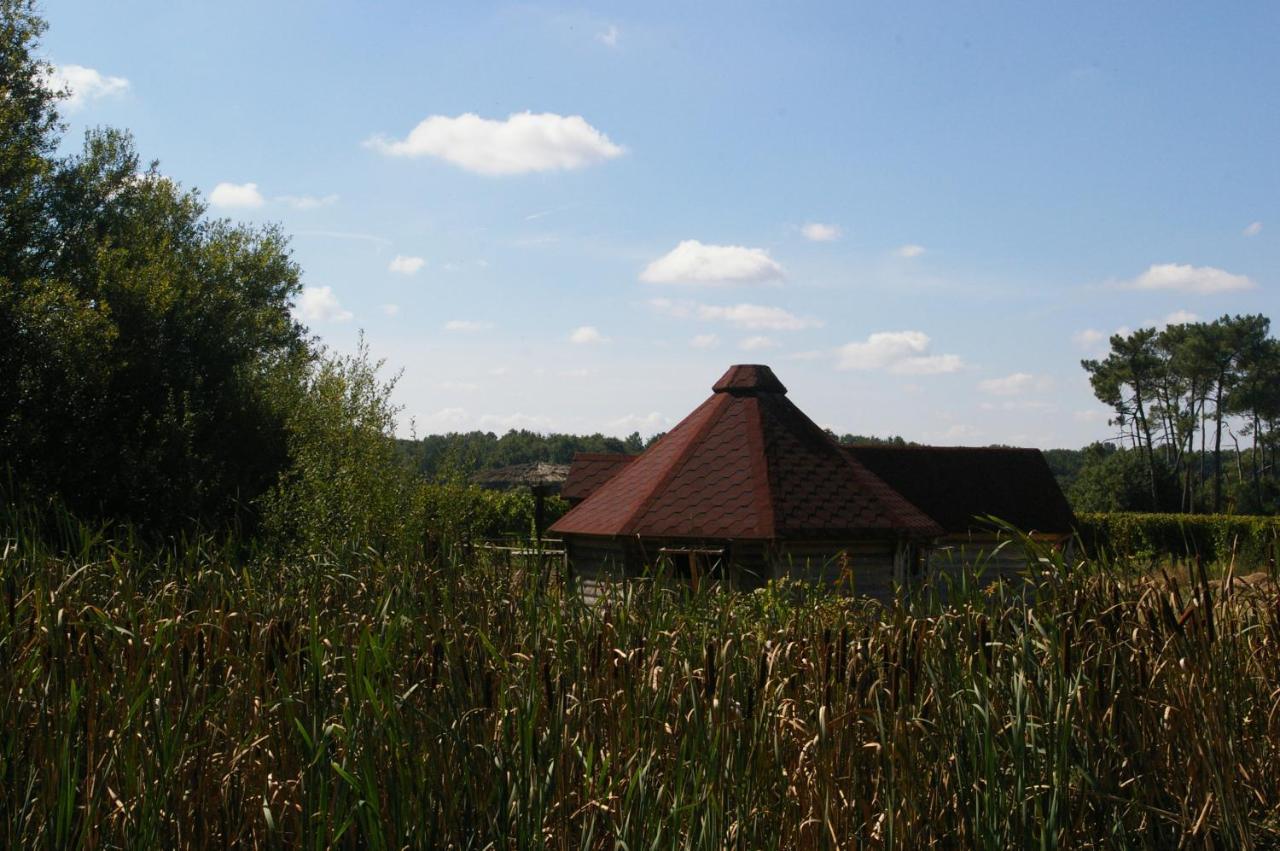 Village Privatise De Cabanes Insolites D'Ananda Ma Saint-Aubin-de-Lanquais エクステリア 写真