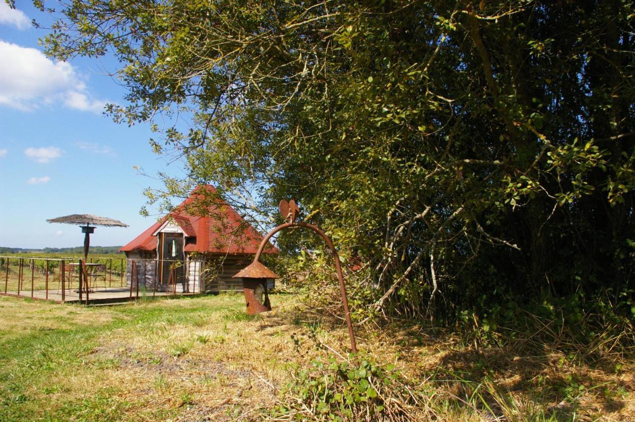 Village Privatise De Cabanes Insolites D'Ananda Ma Saint-Aubin-de-Lanquais エクステリア 写真
